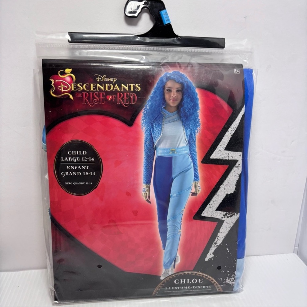 Disney Descendants 4 The Rise Of Red Chloe Halloween Costume Size L 12-14
